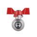 Кран кульовий з накидною гайкою Thermo Alliance Forte 3/4" ВЗ для води прямий SF261W20 SD00021095 фото 6