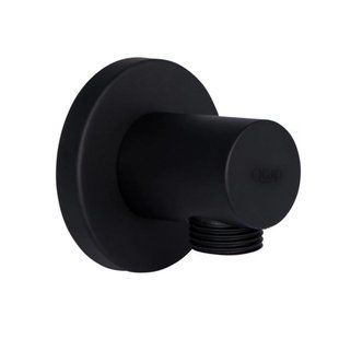 Акційний набір Qtap 1+1=3: Підключення для шлангу Spojeni Matt Black, округле QTCRBB030 SD00056274 фото