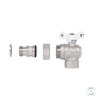 Кран шаровой "Американка" Thermo Alliance Forte 3/4" с антипротечкой угловой SF223W20 SD00017975 фото