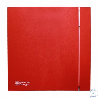 Вытяжной вентилятор Soler&Palau Silent-100 CRZ Red Design-4C 5210619900 фото