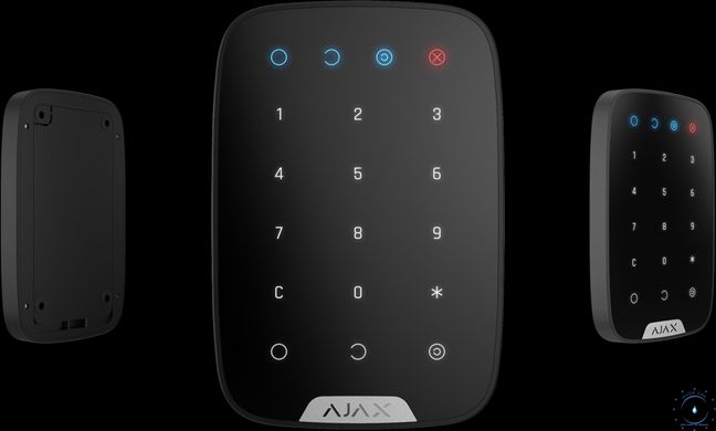 Ajax KeyPad Plus - Беспроводная клавиатура – черная ajax005551 фото