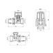 Термостатический набор Thermo Alliance Standart прямой 1/2" TAS353W15 SD00054400 фото 2