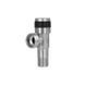 Кран угловой Thermo Alliance Standart 1/2"Нх3/4"Н нерж., с керам. буксой TAS345W1520SS SD00053549 фото 1