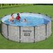 Каркасный бассейн Bestway 5619D (427х122 см) с картриджным фильтром, стремянкой и защитным тентом ap18184 фото 3