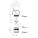 Кран термостатический Thermo Alliance Forte 1/2"х3/4" для коллектора SF012 SD00043526 фото 2