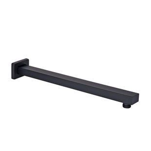 Кронштейн для верхнего душа Qtap Trubice 400 мм прямоугольный QTTRU120BLM45929 Black Matt SD00052053 фото