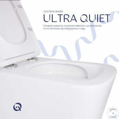 Унитаз подвесной Qtap Tern с сиденьем Soft-close QT17332303ASW SD00050772 фото