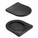 Унітаз підвісний Qtap Jay Ultra Quiet 485х360х320 мм, Matt Black, сидінням Slim Duroplast/ Soft-close/ Quick Relase QT07335177MB SD00054232 фото 8