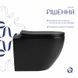 Унітаз підвісний Qtap Jay Ultra Quiet 485х360х320 мм, Matt Black, сидінням Slim Duroplast/ Soft-close/ Quick Relase QT07335177MB SD00054232 фото 4