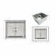 Мойка для кухни интегрированная под столешницу Lidz Handmade H4843 Brushed Steel 3,0/1,0 мм LDH4843BRU49441 SD00055565 фото 2