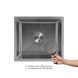 Мойка для кухни интегрированная под столешницу Lidz Handmade H4843 Brushed Steel 3,0/1,0 мм LDH4843BRU49441 SD00055565 фото 3