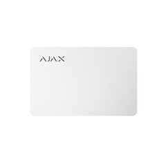 Комплект Ajax Pass 3 - Захищена безконтактна картка для клавіатури - білий ajax005617 фото