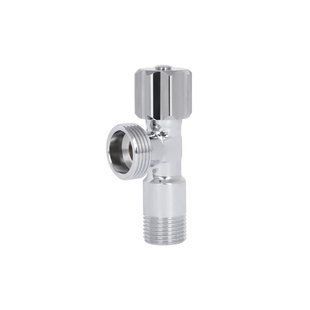 Кран угловой Thermo Alliance Standart (ручка шестигранник) с вент.буксой 1/2"Н х 3/4"Н SF3441520 SD00021098 фото