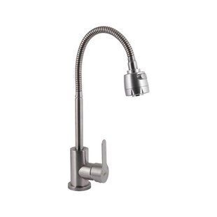 Смеситель для кухни Brinex Pure 015F41 с гибким изливом Nickel BRIPUR015F41NKL SD00053181 фото