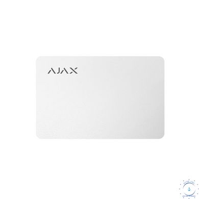 Комплект Ajax Pass 3 - Захищена безконтактна картка для клавіатури - білий ajax005617 фото