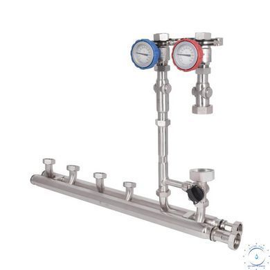 Насосна група Forte Quick System з триходовим клапаном без сервомотору 1" (без насосу) праве підкл., нержав. сталь SUS304 TAF-QSPGR3 Thermo Alliance SD00054505 фото