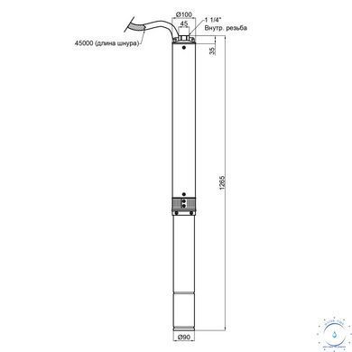 Насос заглибний відцентровий Thermo Alliance 4SSM4-18 1,5 кВт SD00046786 фото