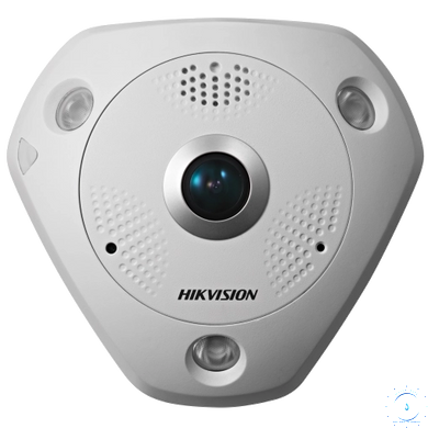 Hikvision DS-2CD63C5G0E-IVS(B) (2мм) 12 МП Fisheye с микрофоном via29422 фото