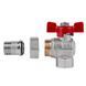 Кран кульовий Icma FAR. ROSSA 1/2" кутовий №361 SD00042357 фото 4
