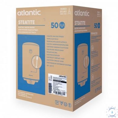 Водонагрівач електричний Atlantic Steatite Elite VM 050 D400S-2-BC (1500W) 20121 фото