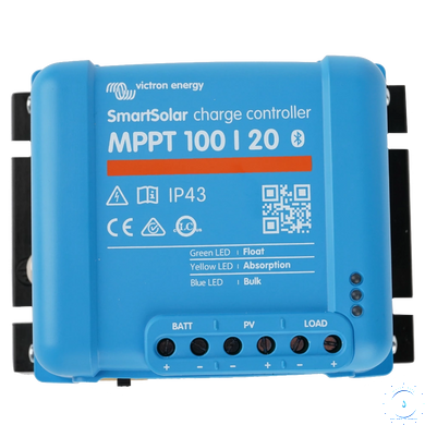 Victron Energy SmartSolar MPPT 100/20 48V (20A,12/24/48В) Контроллер заряда via27912 фото