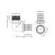 Угол натяжной Icma №1036 d20х2,8-1/2"З 851036ADGW05 SD00053883 фото 2