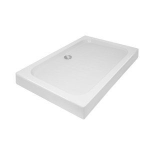 Душевой поддон KAPIELKA ST120x80х14 низкий, прямоугольный, диаметр слива 52 мм Lidz SD00051134 фото