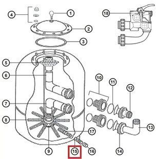 Кольцо дренажного клапана Hayward NCX12013 20434 фото