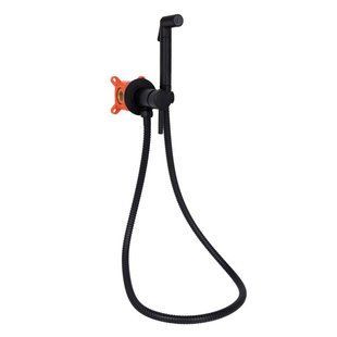 Набор для гігієнічного душу Qtap Inspai-Varius округлий QTINSVARBСRV00440001 Black Matt SD00035723 фото