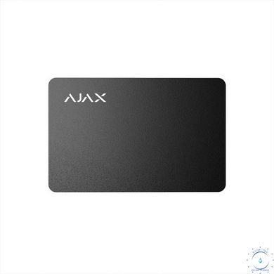 Комплект Ajax Pass 10 - Захищена безконтактна картка для клавіатури - чорна ajax005614 фото