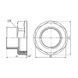 Перехід Thermo Alliance Forte 2"х1" 1/2 ВЗ SF3605040 SD00002601 фото 2