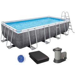 Каркасный бассейн Bestway 56998 (549х274х122 см) с картриджным фильтром, стремянкой и защитным тентом. ap14656 фото