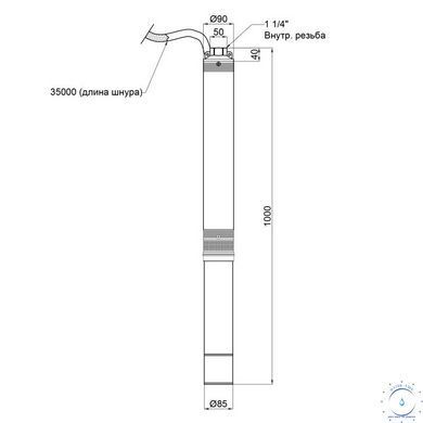 Насос погружной центробежный Thermo Alliance 3,5SSM2-17 0,75 кВт SD00046780 фото