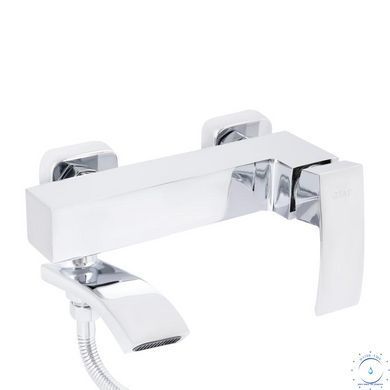 Смеситель для ванны Qtap Swan Cascada с поворотным изливом (c душевым гарнитуром) QTSWA260CRM45565 Chrome SD00051689 фото