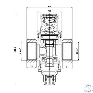 Редуктор Thermo Alliance Standart 3/4" SF241W20 SD00021157 фото