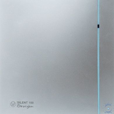 Вытяжной вентилятор Soler&Palau Silent-100 CZ Silver Design 5210602600 фото