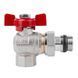 Кран шаровой Icma FAR. ROSSA 1/2" угловой №362 SD00042360 фото 3