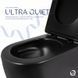 Унитаз подвесной Qtap Taurus Ultra Quiet 515&times;360&times;350 мм, Matt Black, с сиденьем Slim Duroplast / Soft-close / Quick Release QTTAU28BLM50504 SD00056628 фото 5