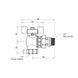 Кран шаровой Icma FAR. ROSSA 1/2" угловой №362 SD00042360 фото 2