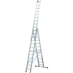 KRAUSE Stabilo 3х14 Лестница универсальная алюминиевая промышленная via30981 фото