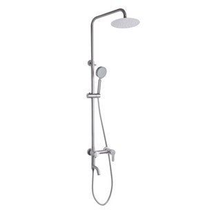 Душевая система универсальная Brinex Pure 1030 на 3 потребителя Nickel BRIPUR1030NKL SD00053186 фото