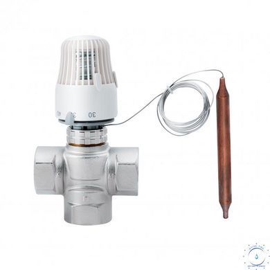 Кран смесительный трехходовой Thermo Alliance Standart 1" М30х1,5 с термоголовкой SF362W25 SD00039030 фото