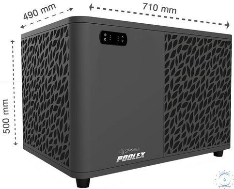 Чилер для крижаних ванн Poolex Spawer Ice Spa PC-ICSPA70 (7 кВт, WiFi, Inverter) 42240 фото