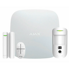 Ajax StarterKit Cam Plus (8EU) UA white комплект охоронної сигналізації з LTE via25313 фото