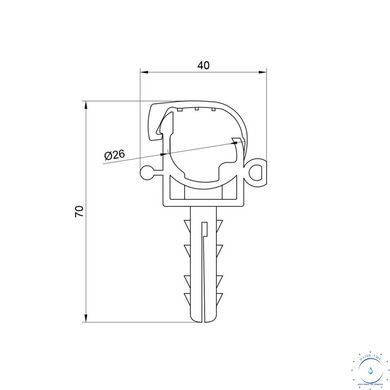 Кріплення Thermo Alliance 26 SD09926 SD00005819 фото