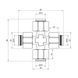 Хрестовина обтискна Thermo Alliance Standart 16 SD150W16161616 SD00002532 фото 2
