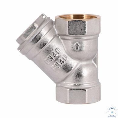 Фільтр грубої очистки Thermo Alliance Standart 1 1/2"ВВ нікель для води косий TAS124W40 SD00053376 фото