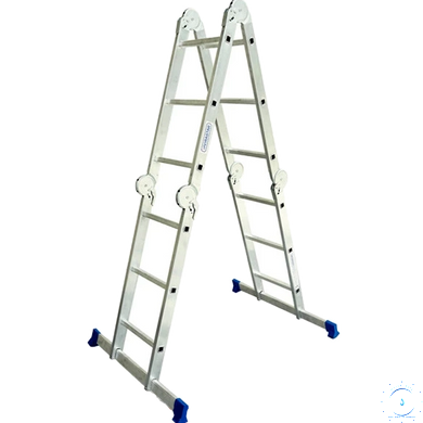 VIRASTAR TRANSFORMER Багатофункціональні шарнірні сходи-драбинки 4x3 сходинок via30318 фото