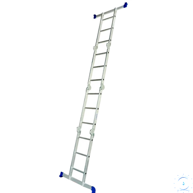 VIRASTAR TRANSFORMER Многофункциональная шарнирная лестница-стремянка 4x3 ступеней via30318 фото