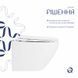 Унітаз підвісний Qtap Jay безобідковий з сідінням Soft-close QT07335176W SD00036224 фото 4